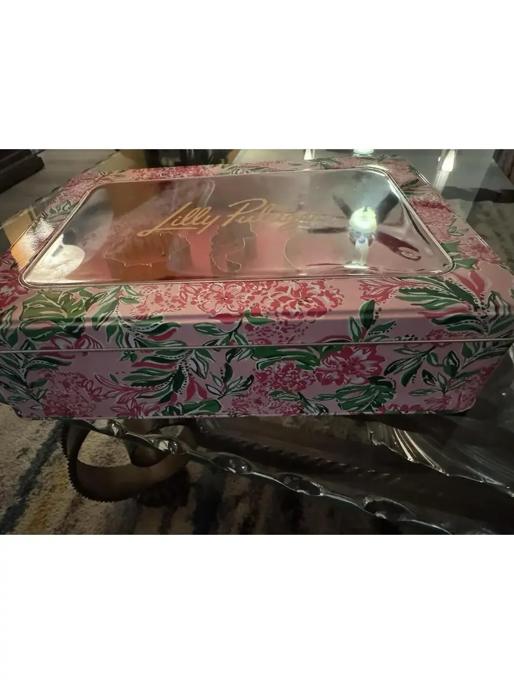 NIB Lilly Pulitzer GWP Cookie Exchange Kit With Cookie Cutters And Gift Bags